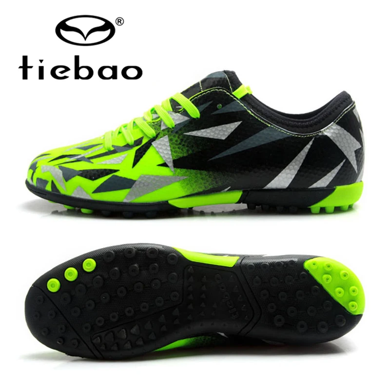 TIEBAO Футбольные Бутсы TF Turf Подошвы Дышащие Открытый Кроссовки Для Мужчин