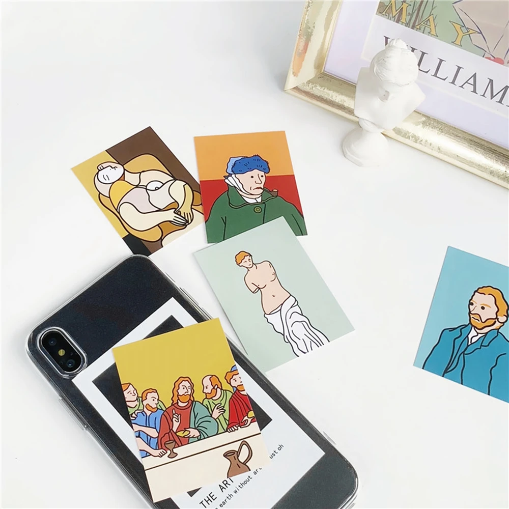 Мягкий прозрачный чехол из ТПУ для iphone 7 8 Plus XR XS Max картина маслом X Xs 6 6s с картами