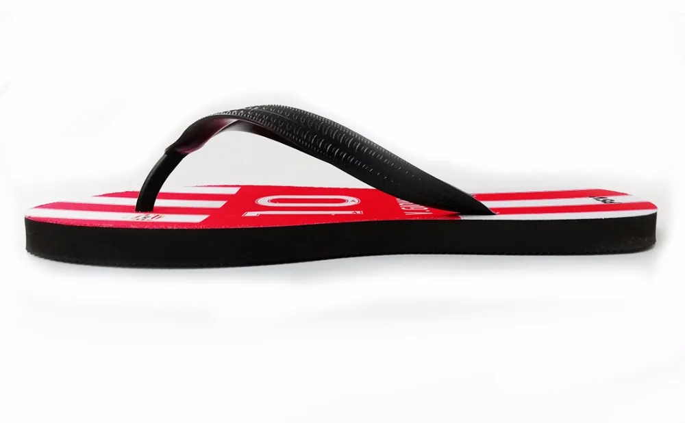 Soccer Flip Flops Gift Surfing Cheering Beach Shoes Fans Sport Slipper Any Name | Спорт и развлечения