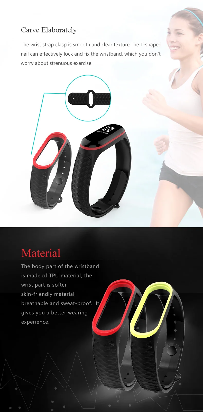 Mi jobs mi band 3 mi Band 4 браслет на запястье Aurora силиконовый спортивный ремешок для Xiaomi mi Band 3 mi Band 4 анти-потеря