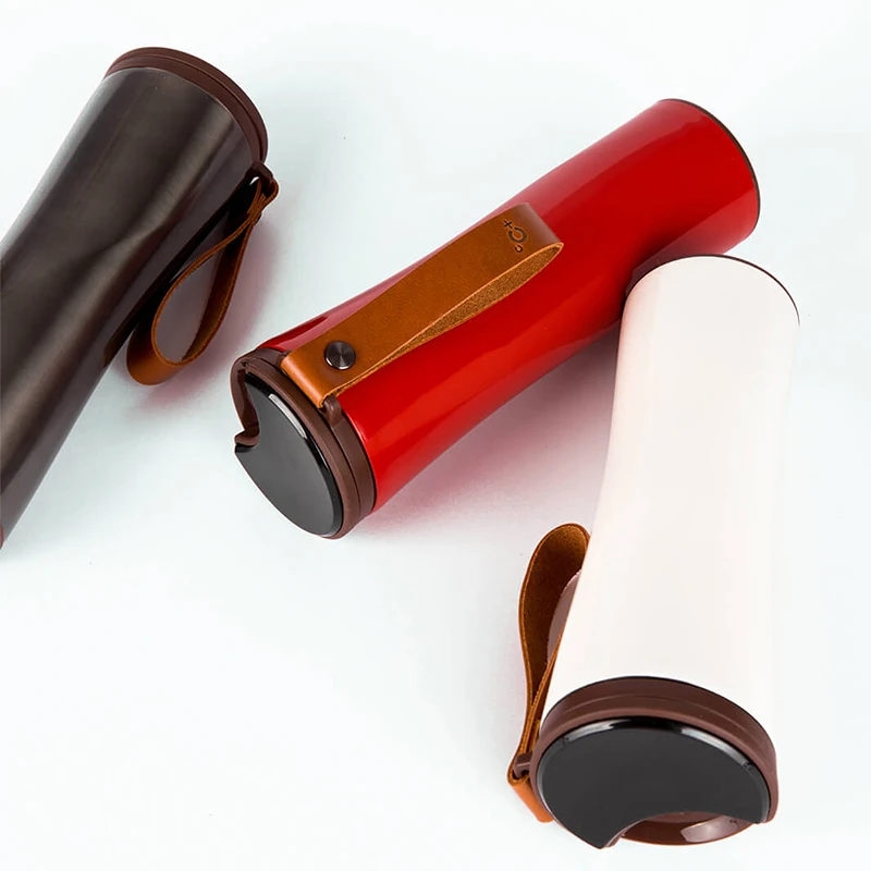 

Smart Vacuum Insulation Bottle Flasks Kiss Kiss Fish Thermoses Travel Mug Thermo Cup with OLED Temperature Display