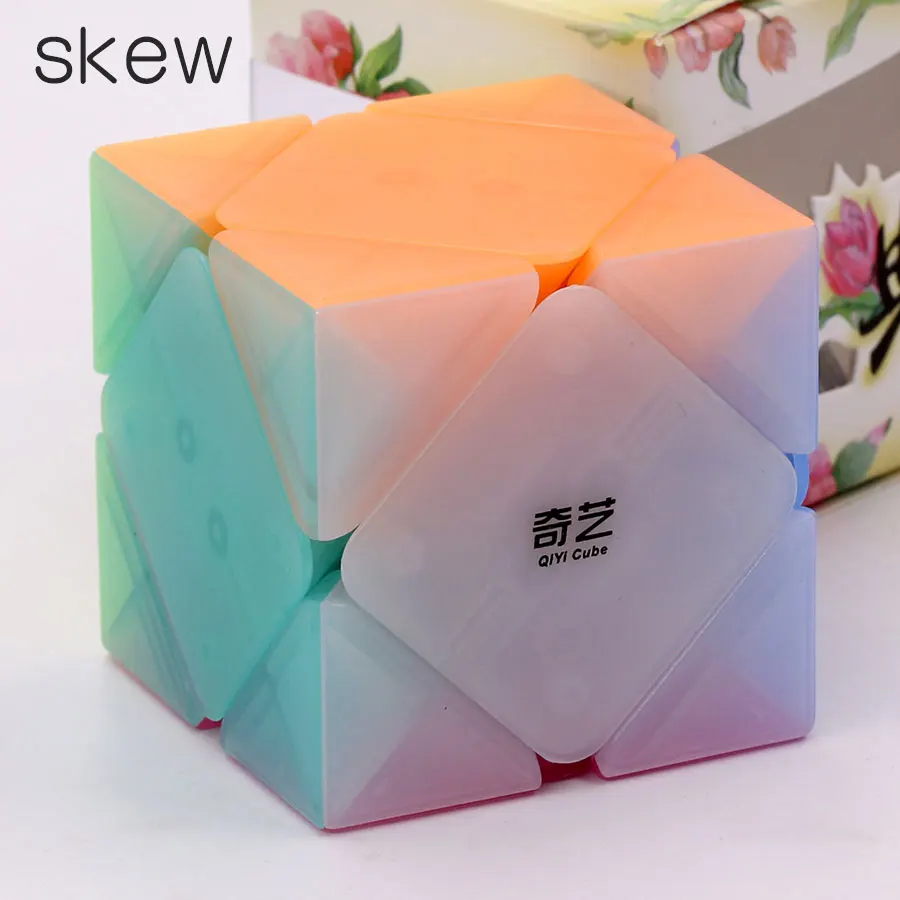 Magic cube Puzzle QiYi 2x2 3x3 4x4 5x5 странной формы Пирамида перекос Marstermorphix SQ1 квадратный-1 брелок прозрачные cube