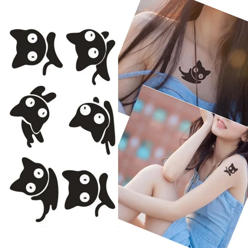 Bittb 5 Sheets Animal Fake Tattoo Waterproof Sexy Temporary Tattoos Sticker Sleeve Women Removable Body Paste Pattern | Красота и