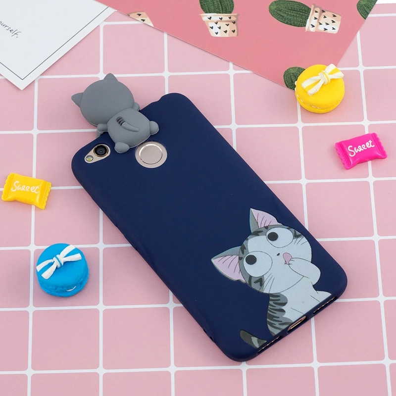3D игрушки мультфильм чехол для Xiaomi Redmi 4X 5 0 дюймов Мягкий ТПУ Конфеты силиконовый