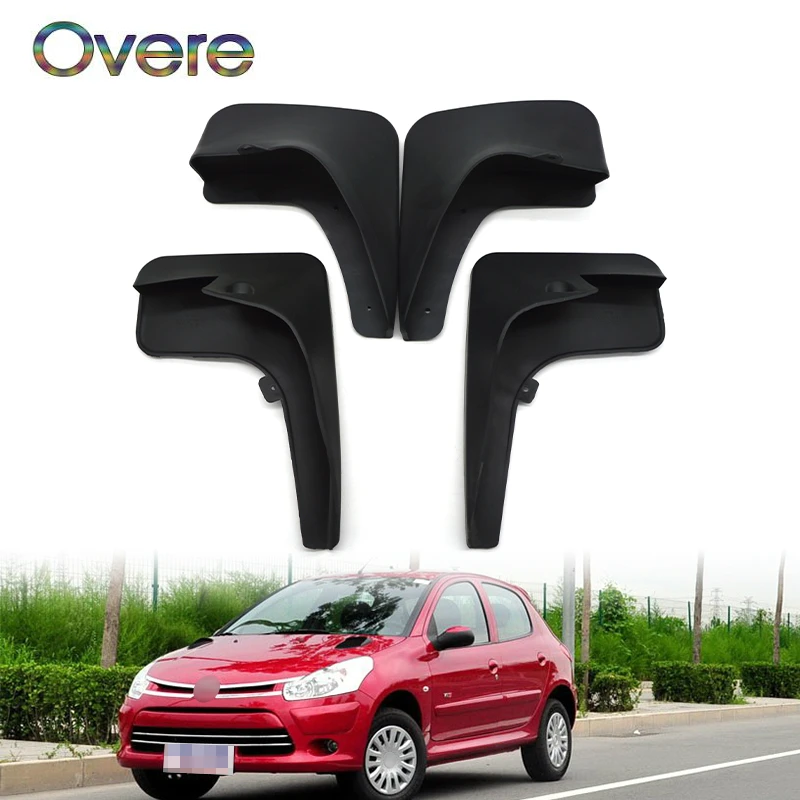 

Overe автомобильные передние и задние брызговики для 2003 2004 2005 2006 2007 2008 2009 Citroen C2 литые аксессуары грязевой клапан авто-Стайлинг крылья