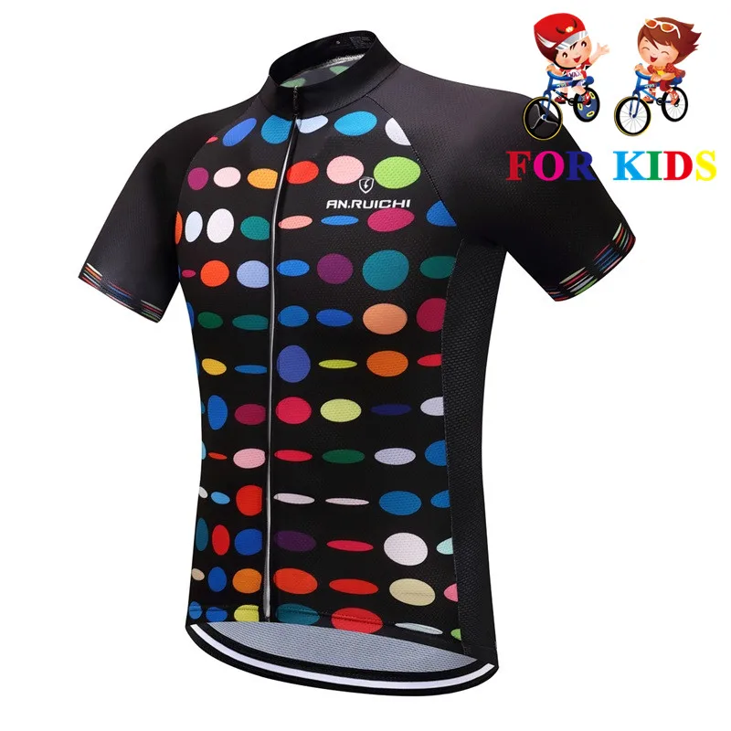 Short jerseys 2 Дети Vélo велосипед для мальчиков Джерси быстрое высыхание детей дорожный горный велосипед MTB Одежда Майо Ropa Ciclismo - Цвет: Short jerseys 2