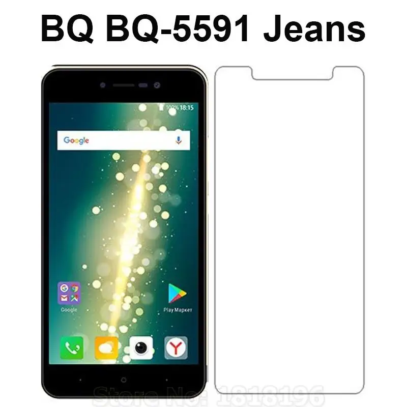 Закаленное стекло для BQ 5591 Jeans пленка телефона 9H Взрывозащищенная защитная