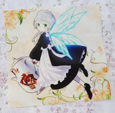 5pcs/lot 18*18cm Angel Beautiful Small Flower Girls 100% Diy Patchwork For Sewing Bag Cushions Shoes DIY Handmade Fabric Cloth | Дом и сад