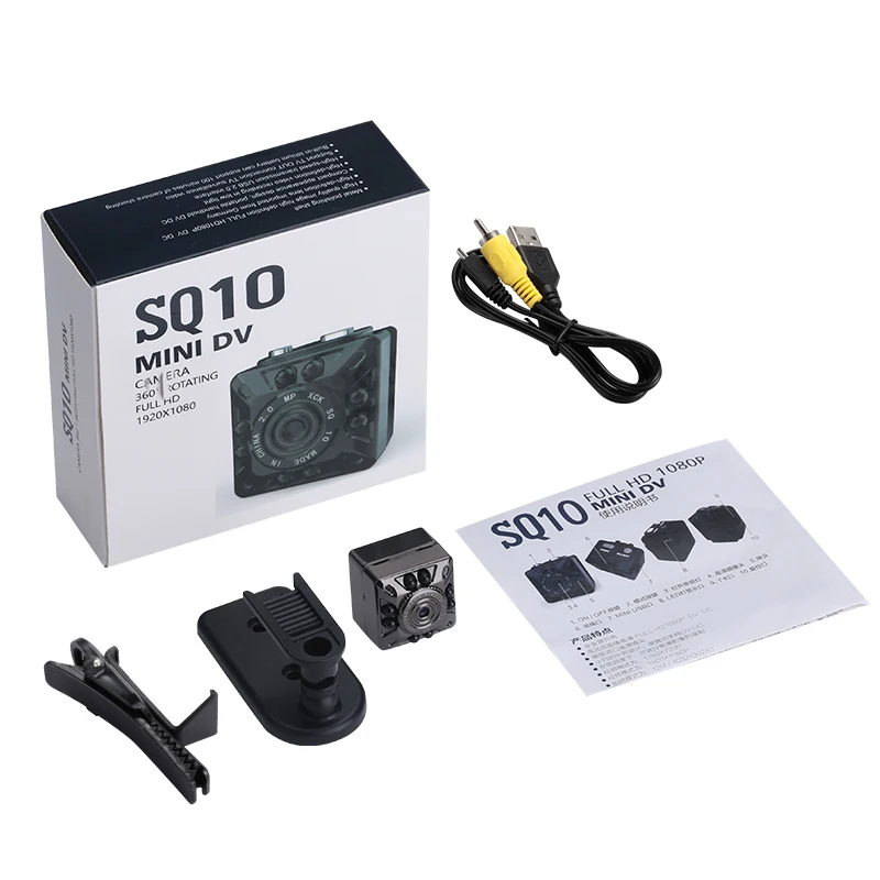 SQ10 мини Портативный FHD 1080 P Камера Active DV Ночное видение видеокамера Регистраторы
