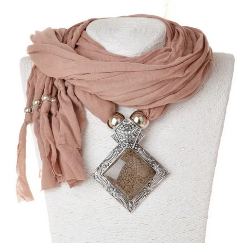 2018 Limited Hijab Winter Scarf 180*40cm Pendant Alloy Polyester Pure Color 180 Ms X40cm Accessories Sell Like Hot Cakes | Аксессуары