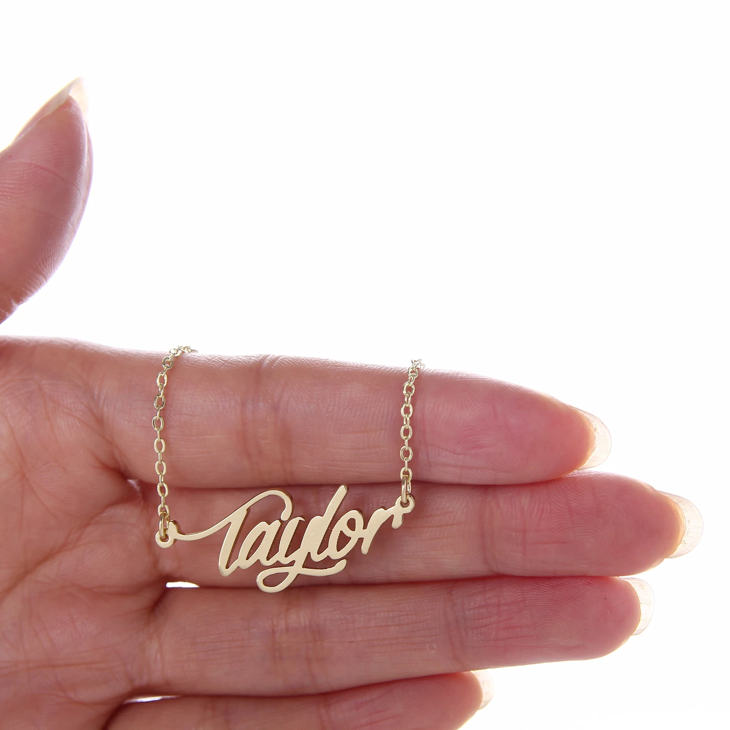 Модное ожерелье из нержавеющей стали Набор браслетов &quotTaylor&quot с надписью
