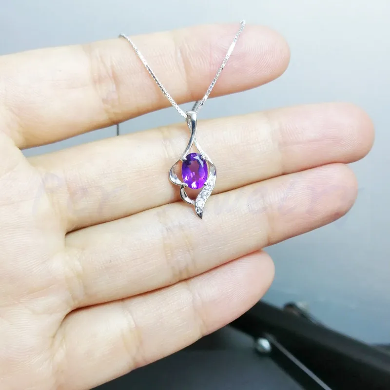 Натуральная кожа бесплатная доставка Стерлинговое Серебро 925 пробы драгоценный