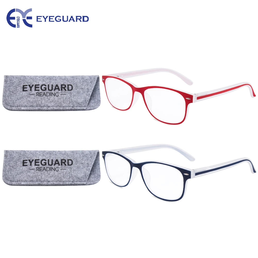 Женские очки для чтения EYEGUARD простая и стильная оправа из ПК с пружинными