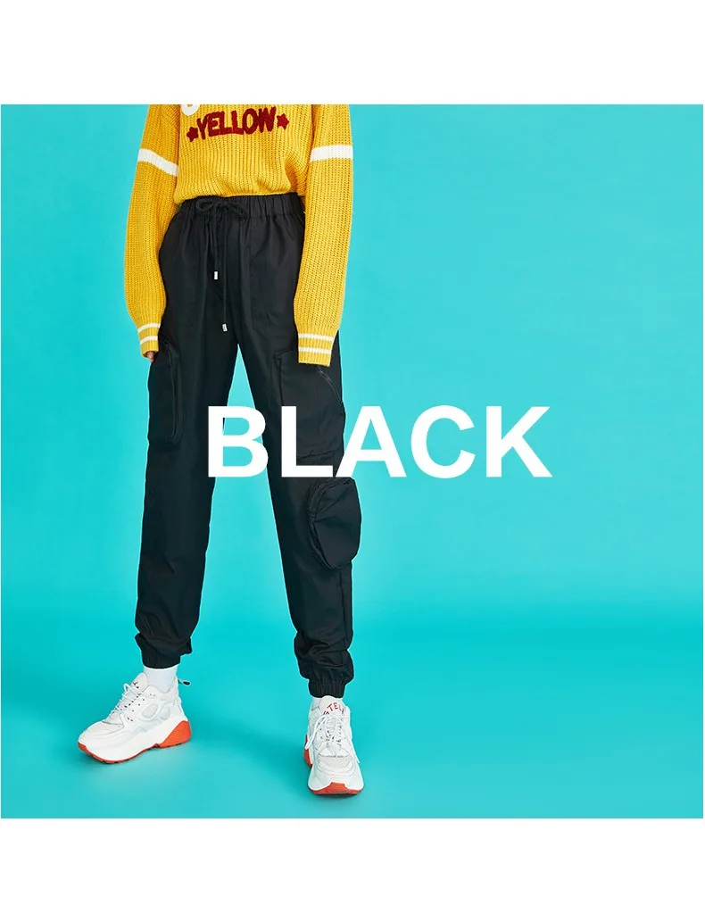 Toyouth New Autumn Loose Casual Pants Women Stylish Harajuku Brief Fashion Trousers BF Style Pantalones Mujer Cargo Pants