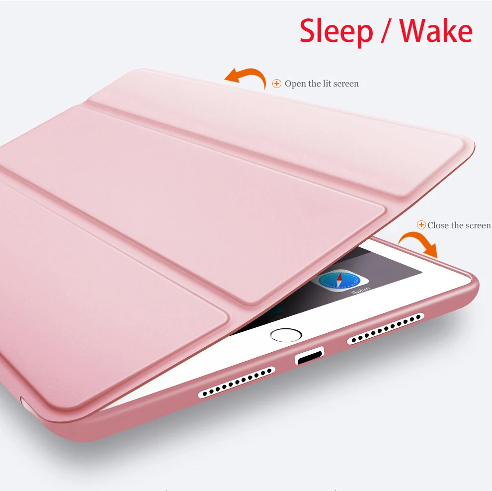 Чехол для iPad Mini 3 2 1 Folio из искусственной кожи с трифолд подставкой