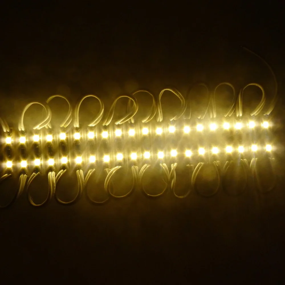 20X SMD 2835 2 светодиодный модуль DC12V Водонепроницаемый для рекламы светильник слова