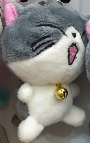 Зеленый Новинка Kawaii 7 см Kawaii Chi's Cat плюшевая мягкая игрушка кукла детский брелок Подвеска подарок плюшевая игрушка кукла B0836 - Цвет: Зеленый