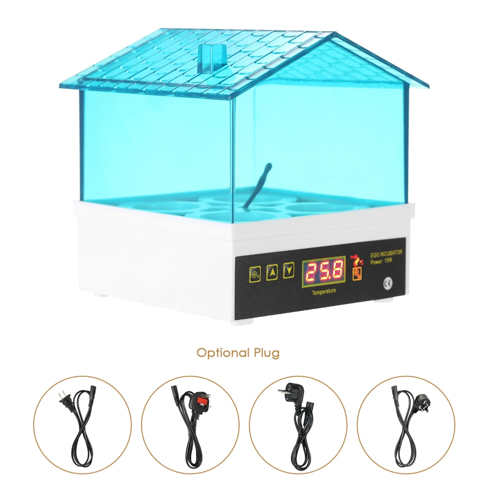 Домашний Интеллектуальный автоматический мини инкубатор для яиц 4 яйца с