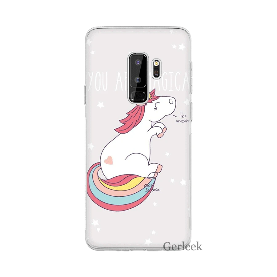 Desxz единорог чехол для Samsung Galaxy J1 J2 J3 J5 J7 J6 Prime Защитная крышка | Мобильные телефоны