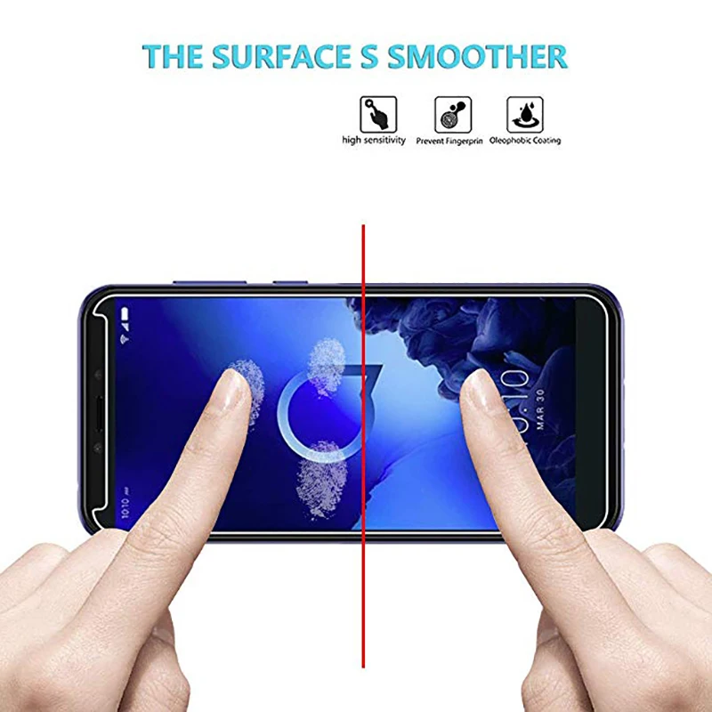 2.5D прозрачное закаленное стекло не на весь экран Защитная пленка для Alcatel A5 5085Q светодиодный 5085DY A7 5090Y XL CameoX Flash Go Flip