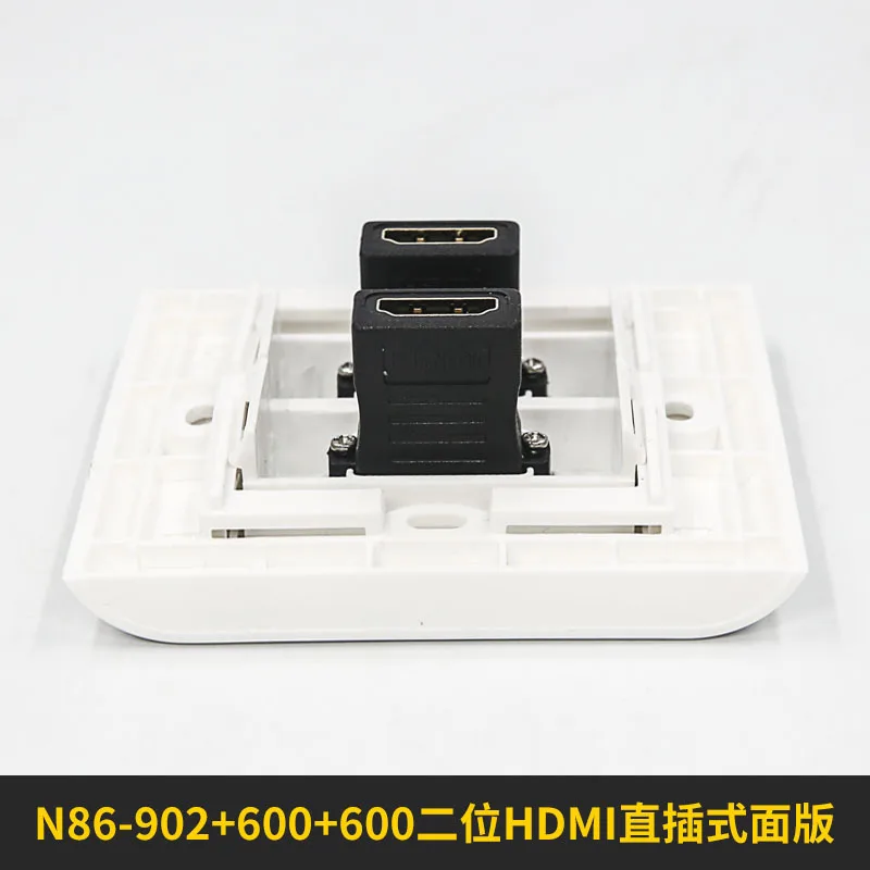N86-902 + 600 dual port HD панель видео 3D линии домохозяйство розетки | Обустройство дома