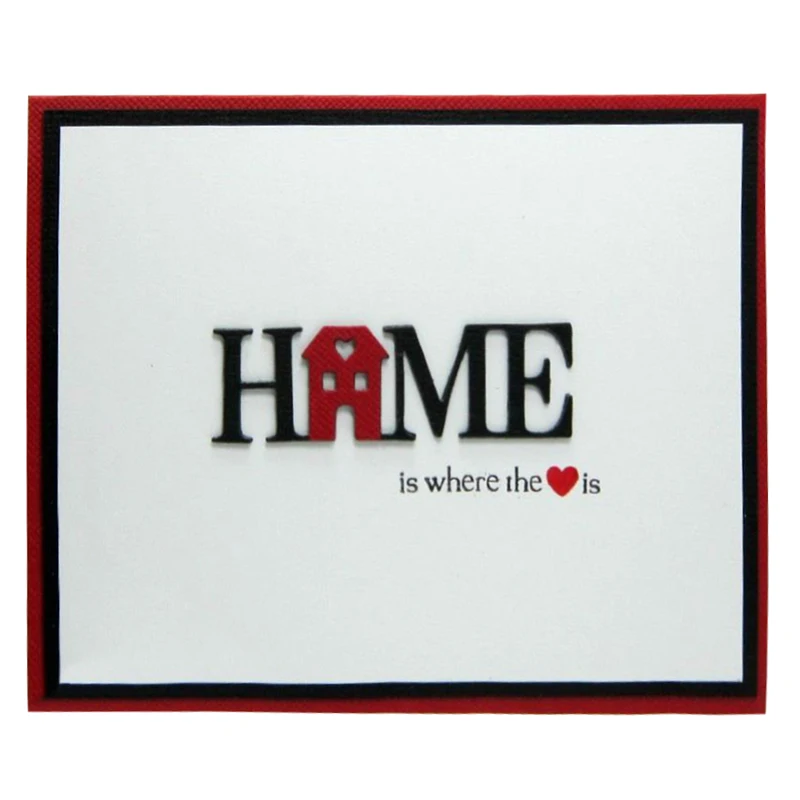 Уютный домашний металлический режущий штамп трафареты для сделай сам