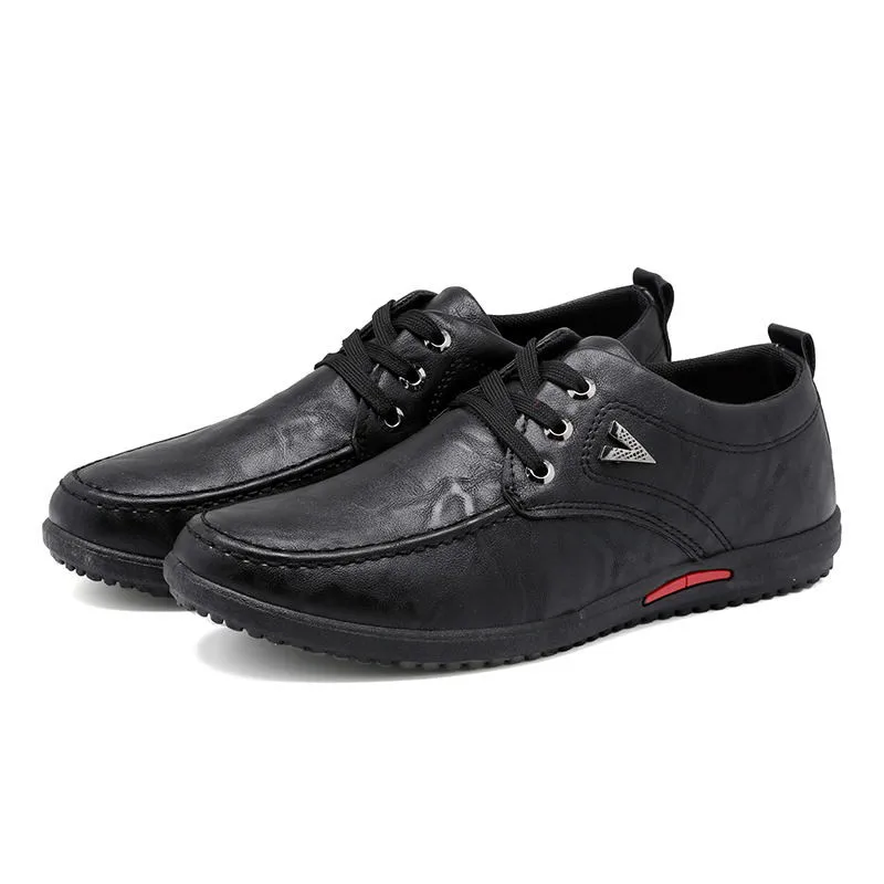 New 2018 Luxury Brand Men Shoes England Trend Casual Leisure Leather Breathable For Male Footear Loafers Men's Flats | Обувь