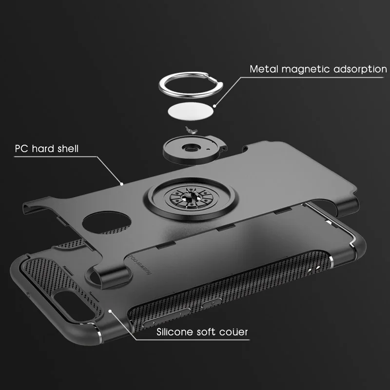 Чехол V20 для Huawei Honor View 20 армированный чехол с полной защитой кольцо-держатель