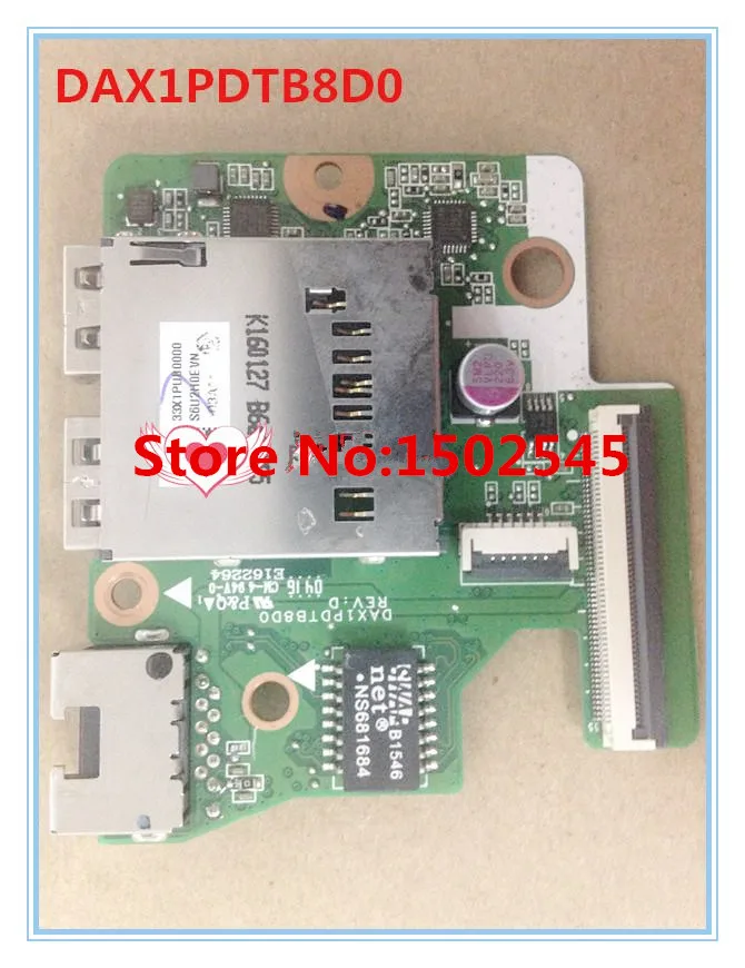 Оригинальная плата интерфейса USB для ноутбука HP ENVY 15 AK DAX1PDTB8D0 usb сетевого