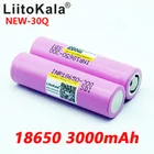 2 шт., литиевая батарея Liitokaka 18650 3000 мАч