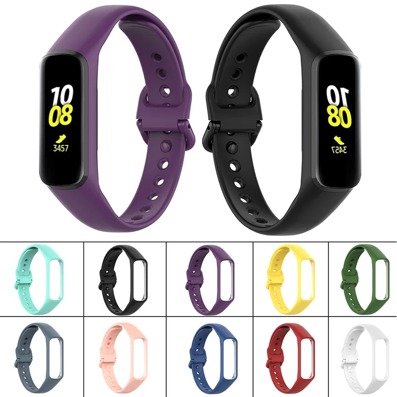 Ремешок для умных часов регулируемый спортивный ремешок из ТПУ Samsung Galaxy Fit-E |