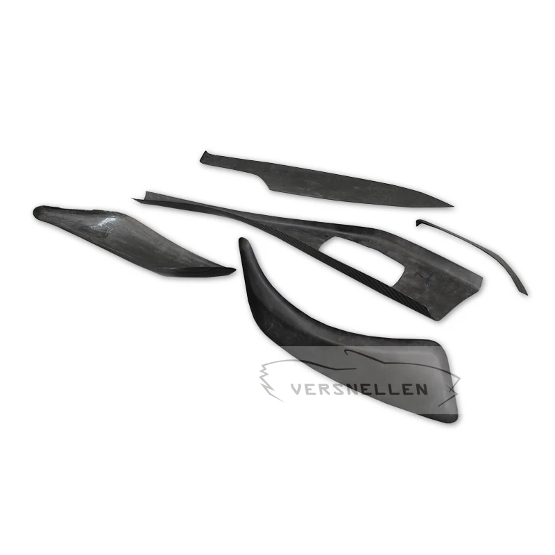 7 шт. глянцевая черная отделка из углеродного волокна внутренняя для BMW 1 серии F20