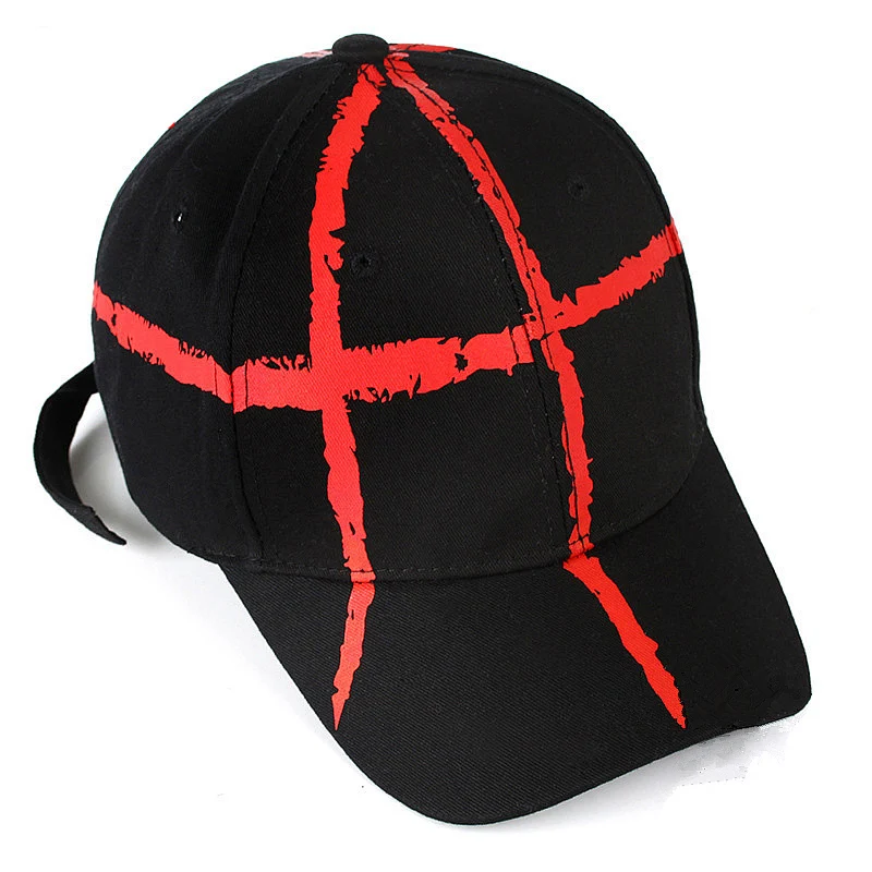Тренд Doodle черный белый уличный хип хоп танец Новинка Casquette Peaked cap открытый мяч
