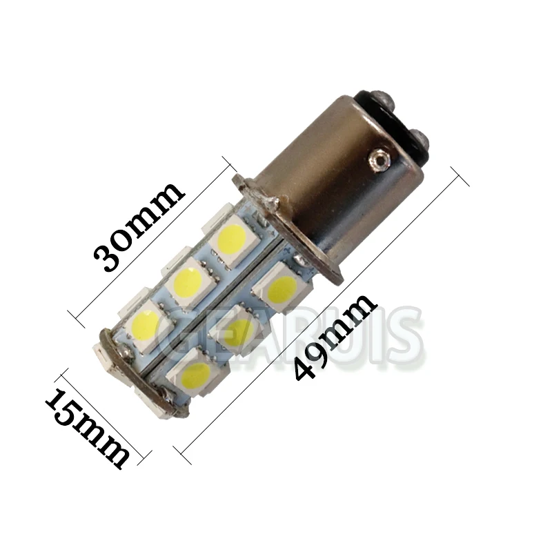 10 шт. P21W 18 LED 5050 SMD 1156 BA15s 18smd 18led smd Белая Автомобильная Лампа Стоп задний стоп сигнал