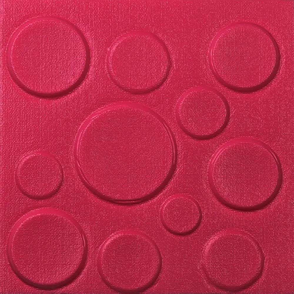 Hot Pink Новинка, 30X30X0,8 см, ПЭ пена, 3D обои, сделай сам, настенные наклейки, Настенный декор, тисненый кирпич, камень для гостиной, спальни - Цвет: Hot Pink