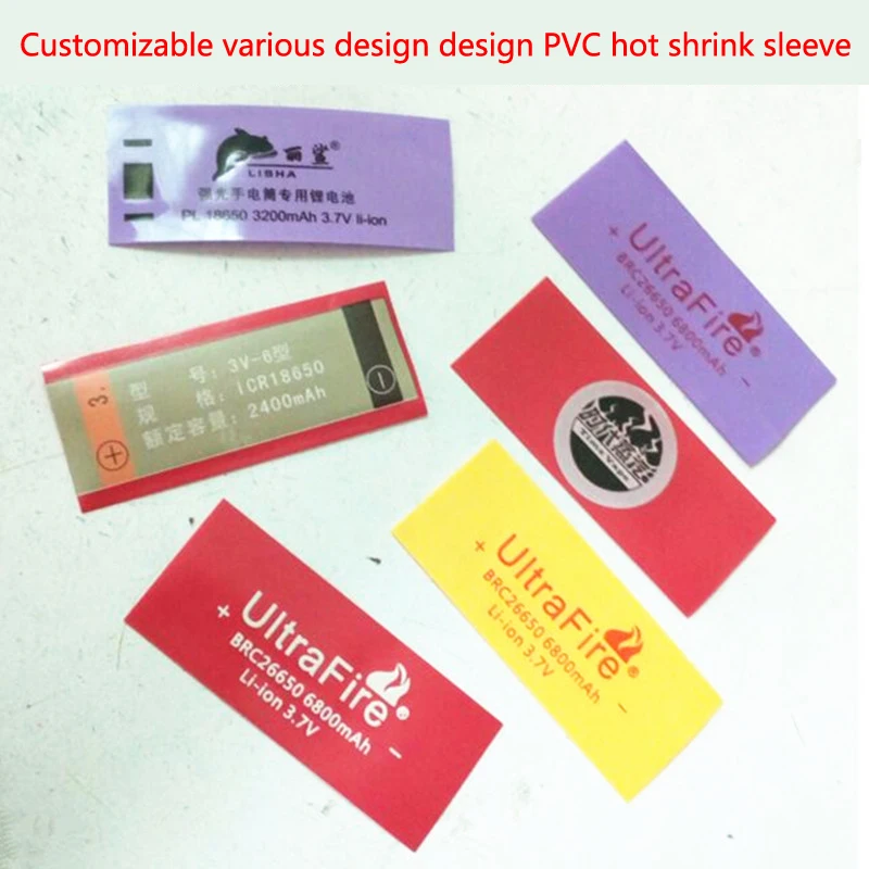 Изготовленный На Заказ аккумулятор из ПВХ 18650 с термометрическим внешним видом