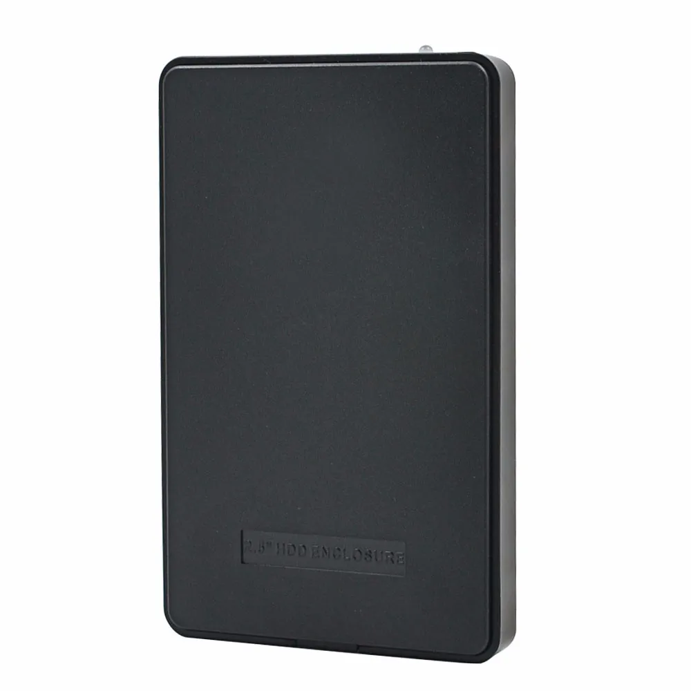 Высококачественный 2,5 дюймовый USB 2,0 для IDE HDD корпус Коробка Внешний накопитель для хранения для 2," жесткого диска черного цвета