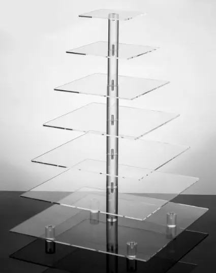 

7 Tier Round /cooking tools/ Beautiful Acrylic Cupcake Stand acrylic Wedding Party cupcake stand