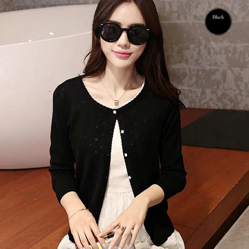 Новинка демисезонный свитер кардиган платье Солнцезащитная шаль тонкое пальто с