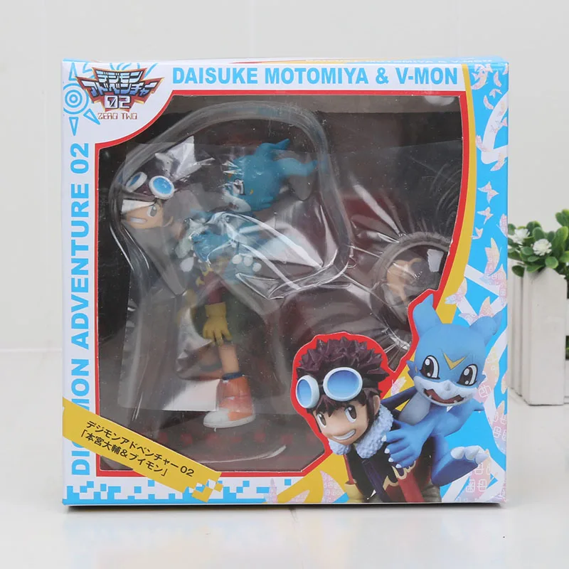 v mon in box 11 см цифровая фигурка дигимона ишида Ямато габумон Ягами таичи Сора агумон ПВХ фигурка героя Digimon Colletion модель игрушки - Цвет: v mon in box