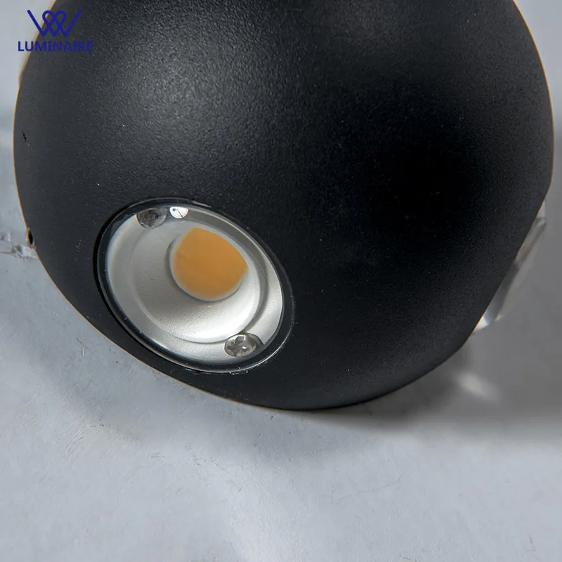 

VW led ourdoor lighting COB 3W,6W,12W, aluminium ball lamp waterproof porch corridor light ceiling lamp for garden wall fixture