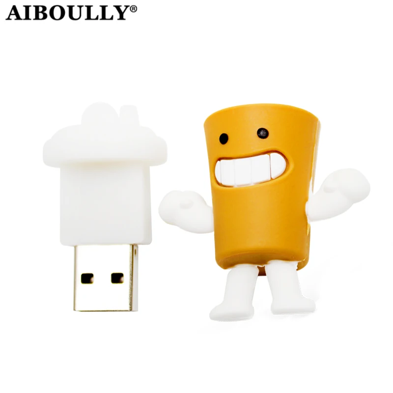 Флеш-накопитель AIBOULLY, Usb накопитель, 64 ГБ, флешка, милая чашка, USB ключ, 32 ГБ, миниатюрный Usb флеш-накопитель, 4 ГБ, 8 ГБ, 16 ГБ