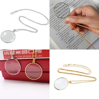 mini pocket 5x foldable jewelry magnifier magnifying glass for high definition optical glass reading watch repair eye glass loup