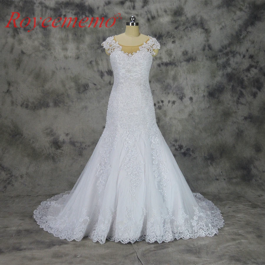Свадебное платье Русалка с рукавами крылышками и бисером 2017|bridal gown|wedding gownswedding dress
