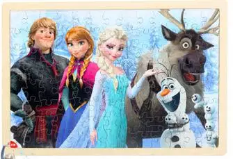 Disney Puzzle Disney замороженные Микки и Минни Маус София головоломки 100 шт. обучения Развивающие интересные деревянные игрушки для детей подарок развивающие игрушки пазлы развивающие игрушки для детей головоломка игрушка бизиборд - Цвет: Disney Puzzle