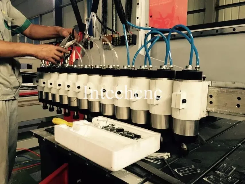 Многошпиндельный фрезерный станок с ЧПУ автоматический маршрутизатор для