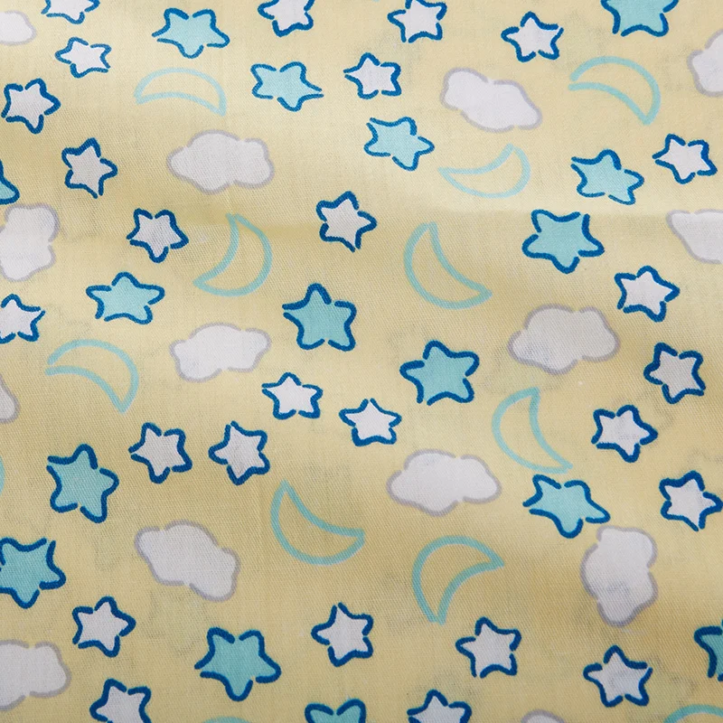 6 шт. хлопок Ткань ткань детские покрывала версия луна и звезды в Байюнь