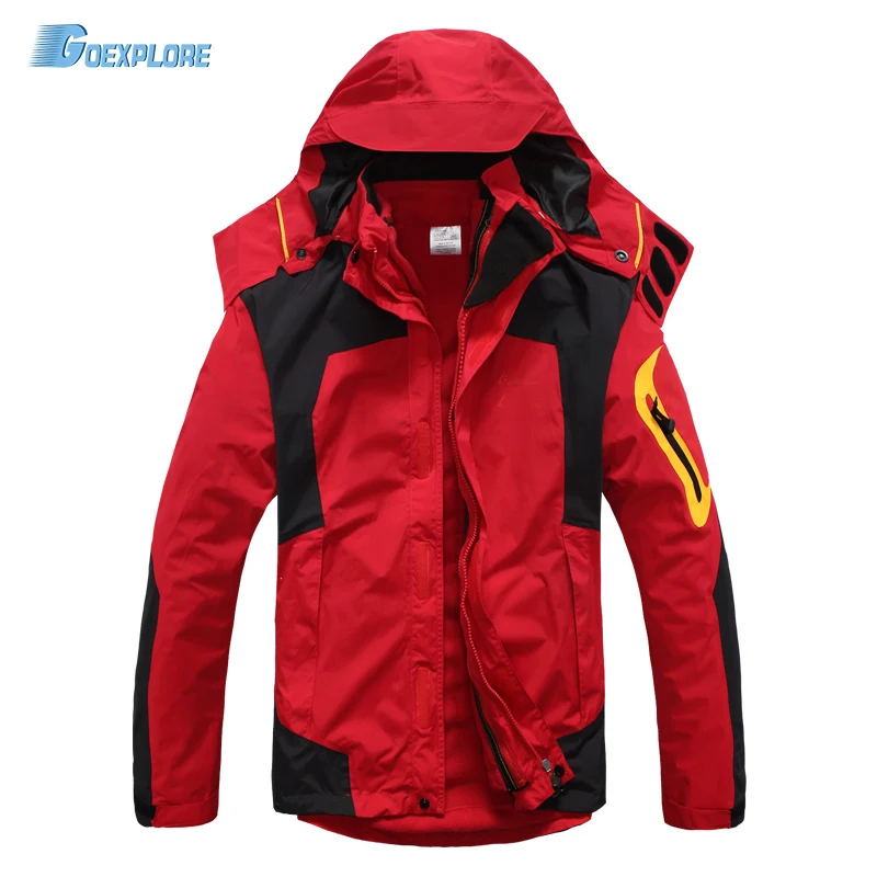 Лыжная куртка для пешего туризма пальто кемпинга толстая дышащая мужская