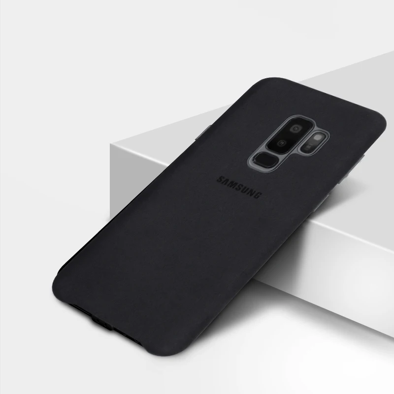 samsung s9 plus case For Original Galaxy S9 Luxury Suede Soft-Touch Finish Back Protective Cover compatible Samsung model | Мобильные