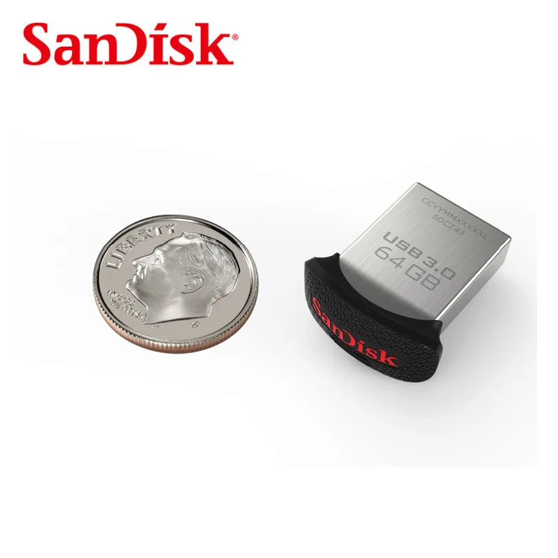 Sandisk Glide mini USB 3 0 Флешка CZ43 memory stick до 150 м/с 16 ГБ накопитель для смартфонов и Планшеты